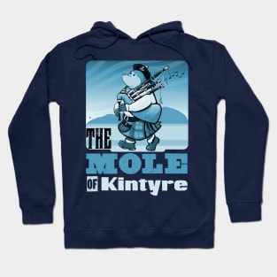 Bagpipe Playing Mole Of Kintyre Pipe Band Hoodie